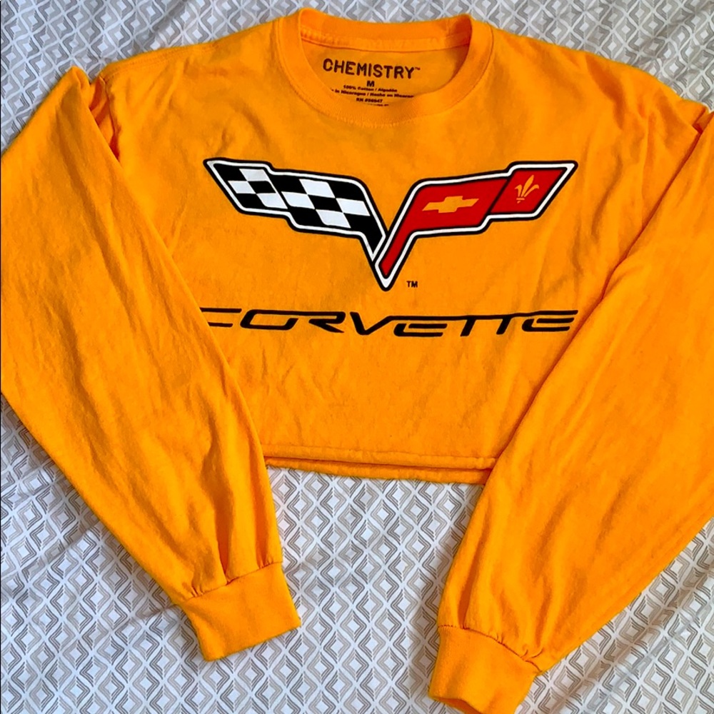 Forever 21 “Corvette” cropped long-sleeve.